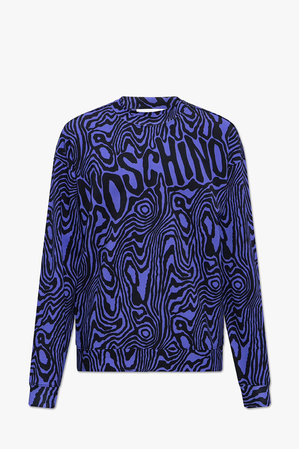 パーカー・フーディ Moschino Wool And Silk Pullover Moschino Pullover Hooded Sweater - Black & Pink